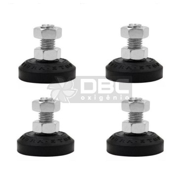 Jogo c/4 Amortecedor Vibra-Stop VS 03 3/8" (40kg)