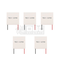 Kit 5 Pastilha Termoelétrica Peltier TEC1-12705 12V