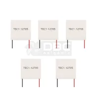 Kit 5 Pastilha Termoelétrica Peltier TEC1-12705 12V