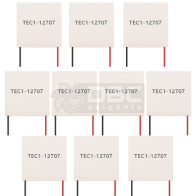 Kit 10 Pastilha Termoelétrica Peltier TEC1-12707 12V