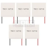 Kit 5 Pastilha Termoelétrica Peltier TEC1-12710 12v