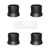 KIt 4 Ponteiras de Borracha Tubos Vibra-Stop TUB 1 3/8" (10mm)