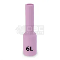 1b3 - Bocal Cerâmico n#6L (54N16L) Gás Lens TIG WP17 / WP26