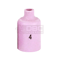 1b5 - Bocal Cerâmico n#4 (54N18) Gás Lens TIG WP17 / WP26