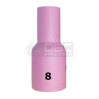 1a2- Bocal Cerâmico n#8L (57N74L) Gás Lens TIG WP17 / WP26