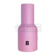 1a2- Bocal Cerâmico n#8L (57N74L) Gás Lens TIG WP17 / WP26