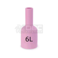 1a4- Bocal Cerâmico n#6L (57N75L) Gás Lens TIG WP17 / WP26