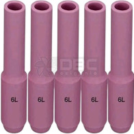 1c6 - Kit 5  Bocal Cerâmico n#06L (10N48L) TIG WP17 / WP26