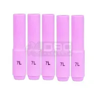 1c9 - Kit 5 Bocal Cerâmico n#07L (10N47L) TIG WP17 / WP26