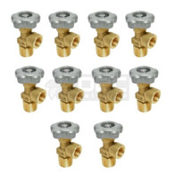 Kit 10 Válvula Topo Cilindro Acetileno CGA510 - Cavagna