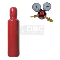 Kit Cilindro Acetileno Coyne 1Kg (vazio) + Regulador Acetileno RI-03 Bronze Aferisolda