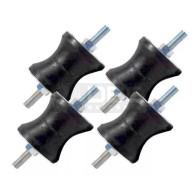 Jogo c/ 4 Amortecedor Vibra-Stop COXIM 1 - 1/4" (280kg)