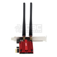 Kit 10 X Adaptador Rede GAMER Wifi 6 Fenvi 11AX PCI-E Bluetooth 5.2 Banda Dupla 2.4GHz 802.11ax/ac