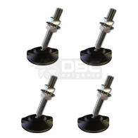 Jogo c/4 Amortecedor Vibra-Stop Calço Articulado II M12x100mm (100kg)