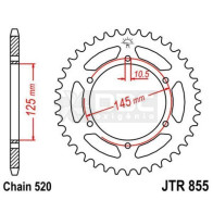 Coroa para YAMAHA XT660R JTR 855.45
