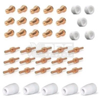 Kit Consumíveis Tocha Corte Plasma PT-31 (CUT-40) - 40 peças