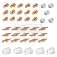 Kit Consumíveis Tocha Corte Plasma PT-31 (CUT-40) - 40 peças