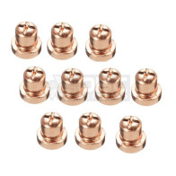 02b - Kit 10 Bico de Contato Curto para Tocha Corte Plasma PT-31