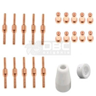 Kit Consumíveis Tocha Corte Plasma PT-31 (CUT-40) - 22 peças