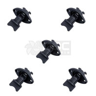 Kit 5 Plug Bujão Drenagem Barcos Lanchas Canoas Veleiros