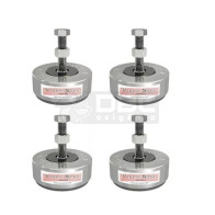 Jogo c/4 Amortecedor Vibra-Stop MAC 3/8" (800kg)