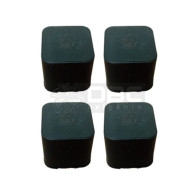 Kit 4 Ponteira Vibra-Stop QUAD I (16mmx16mm)