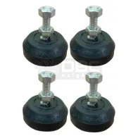 Kit 4 Amortecedores Vibra-Stop VS 03 1/4" (40kg)