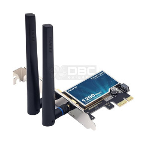 Kit 5 X Adaptador Rede Wifi 1200mbps 2.4/5ghz Pcie - Desktop Windows 7-8-10-11