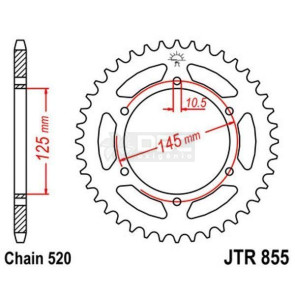 Coroa JT Sprockets JTR 855.45