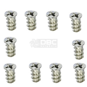 Kit com 10 Parafusos KB5* 10mm SILVER para Case/Cooler de Computador