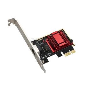 Kit 5 X Placa Rede Gamer 2.5Gbs RJ45 PCIe Chip RTL8125B