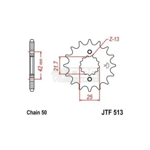 Pinhão JT Sprockets JTF 513.15