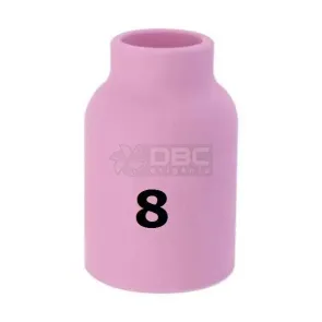 1b1 - Bocal Cerâmico n#8 (54N14) Gás Lens TIG WP17 / WP26