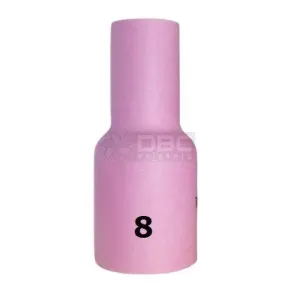 1a2- Bocal Cerâmico n#8L (57N74L) Gás Lens TIG WP17 / WP26