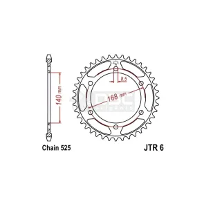 Coroa JT Sprockets JTR 6.47