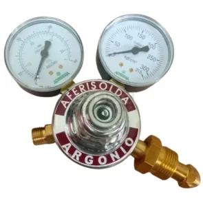 Regulador Pressão Argônio/Mistura Aferisolda RI-30 Ar Bronze