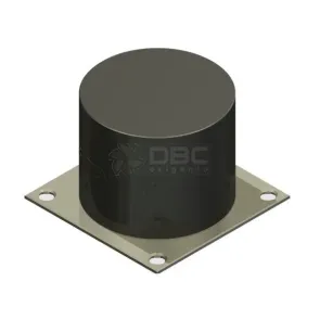 Amortecedor Vibra-Stop Batente de Borracha P (2200kg)