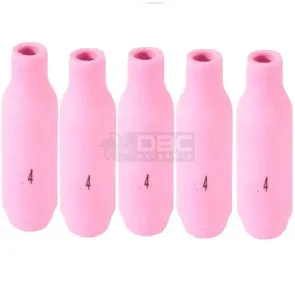 1c1 - Kit 5 Bocal Cerâmico n#04 (10N50) TIG WP17/ WP26 