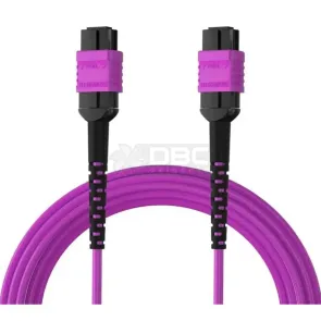 Cabo Fibra Óptica MPO-MPO Tipo B OM4 (12 Núcleos) 3 mts Multi-Mode
