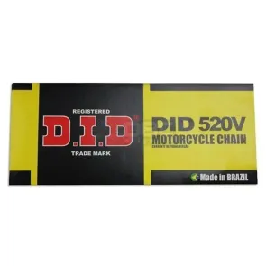Corrente Yamaha DT200R 1987 DID520V-100L c/retentor