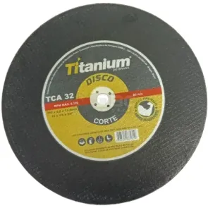 Disco Corte Titanium TCA 32 Super Premium 12x1/8x5/8"