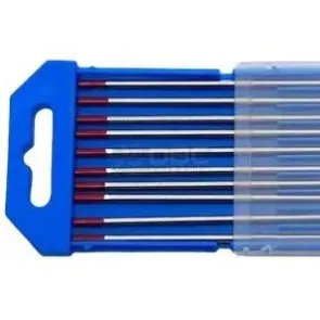 07b - Eletrodo Tungstênio 2% Torio 2,4mm 3/32" TIG WP09