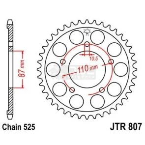Coroa JT Sprockets JTR 807.48