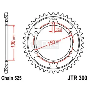 Coroa JT Sprockets JTR 300.47