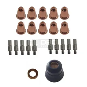Kit Plasma Eletrodo Bico 0.9mm Bocal Difusor Corte S45