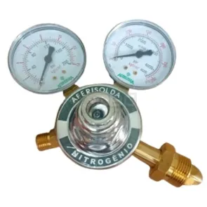 Regulador Pressão Nitrogênio Aferisolda RI-40 N2 Bronze