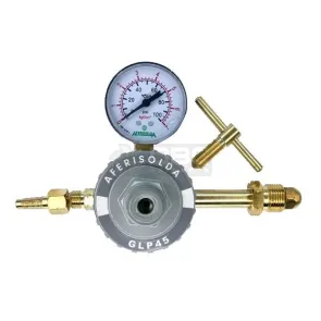 Regulador Pressão GLP 45kg Aferisolda RI-45 Silver