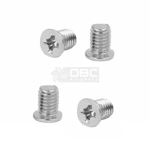 Kit com 4 Parafusos Cabeça Chata p/ HD SSD 2.5" Disco Rígido M3x5mm