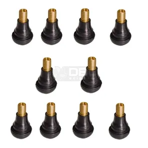 Kit 10 Válvula pneu sem câmera - TR412