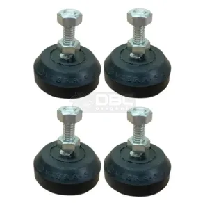 Kit 4 Amortecedores Vibra-Stop VS 03 1/4" (40kg)